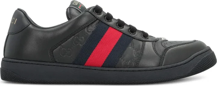 Screener leather sneakers