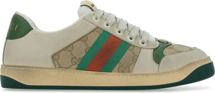 Screener leather sneakers