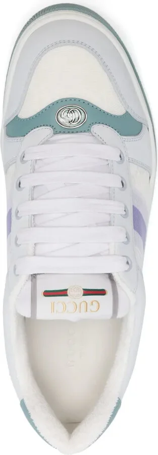 Screener panelled leather sneakers - Image 4