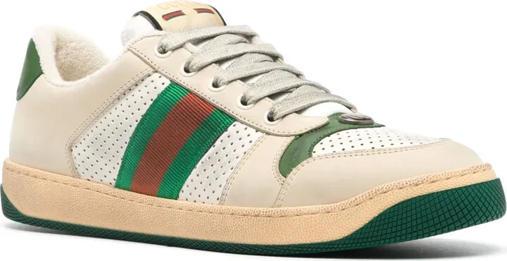 Screener panelled leather sneakers - Image 2