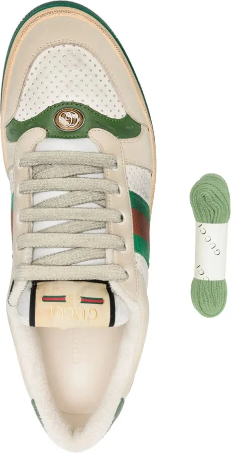Screener panelled leather sneakers - Image 4