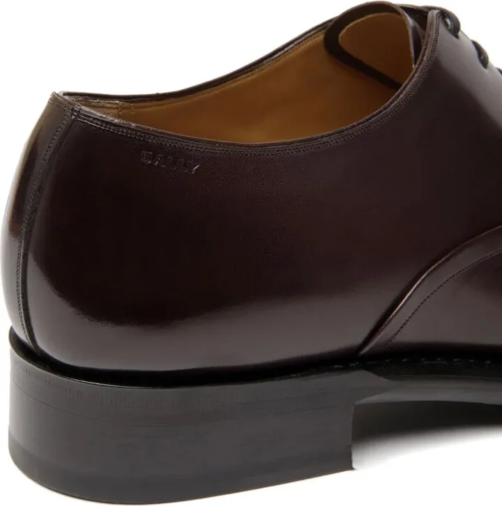 Scribe Un Oxford in Deep Burgundy Leather wide foot morphology - Image 5