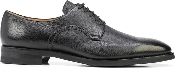 Scrivani leather derby shoes