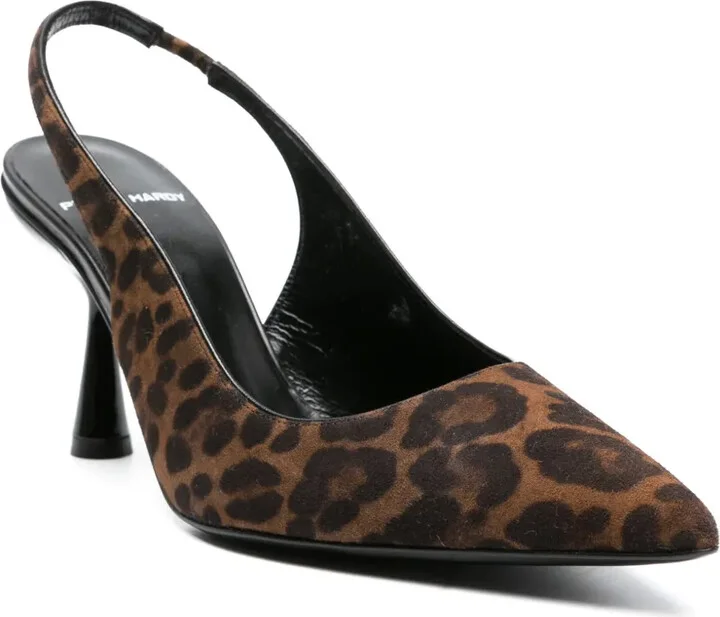 Scuba 90mm leopard-printed pumps - Image 2