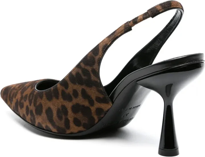 Scuba 90mm leopard-printed pumps - Image 3