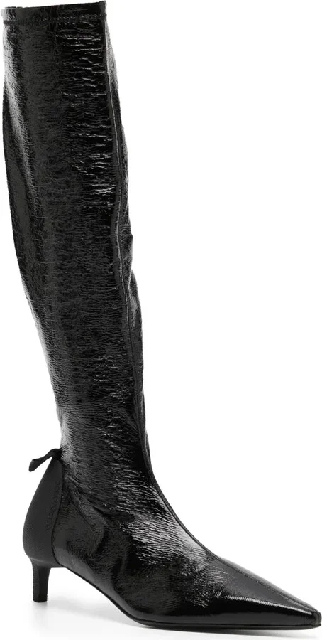 Scuba Vinyl 30mm leather boots - Image 2