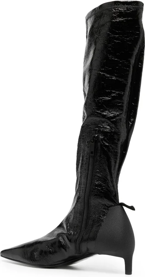 Scuba Vinyl 30mm leather boots - Image 3