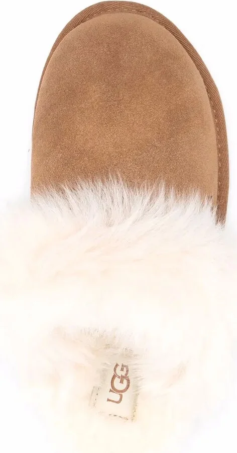 Scuff Sis fur-trimmed slippers - Image 4
