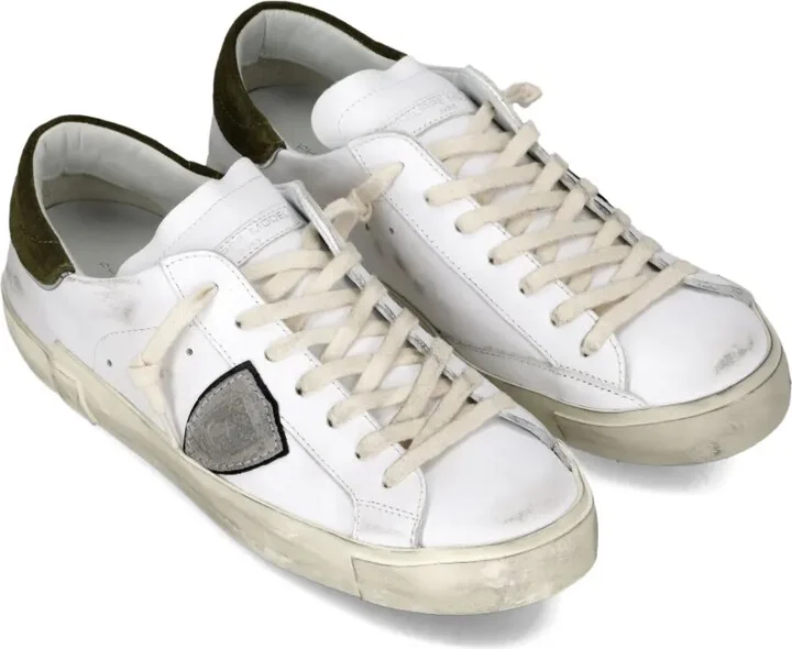 Scuffed Leather Sneakers - Image 2