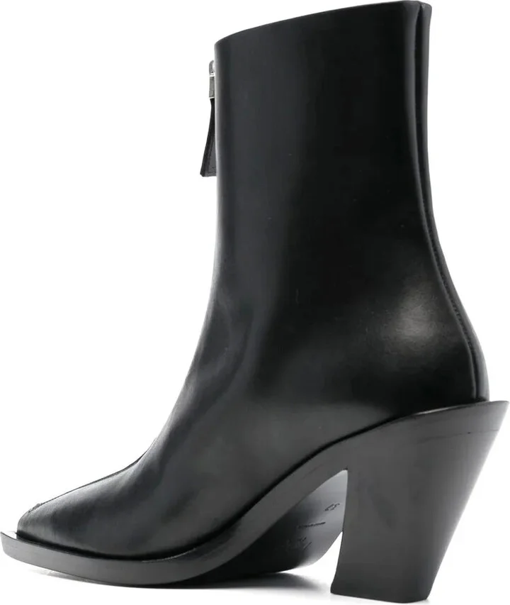 Sculpted 85mm Block-Heel Boots - Image 3