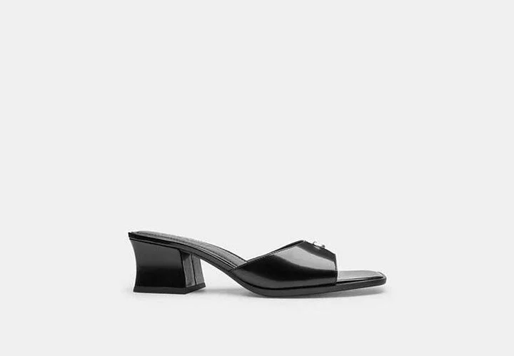 Sculpted C Block Heel Sandal - Image 2