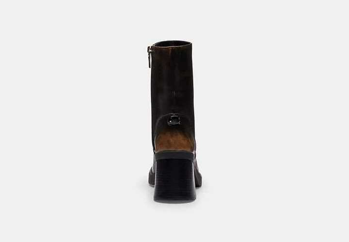 Sculpted C Bootie In Loved Leather - Image 3
