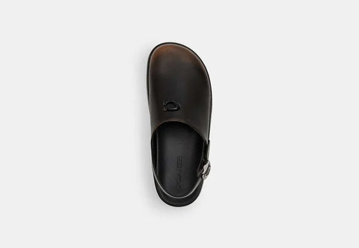 Sculpted C Platform Clog In Loved Leather - Image 3