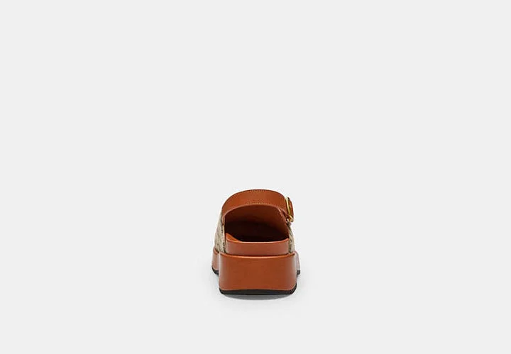 Sculpted C Platform Clog In Signature Textile Jacquard - Image 2