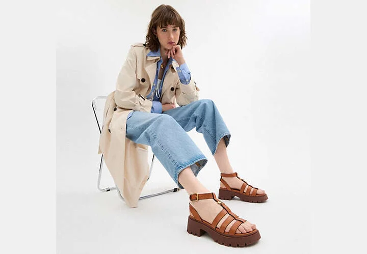 Sculpted C Platform Fisherman Sandal - Image 6
