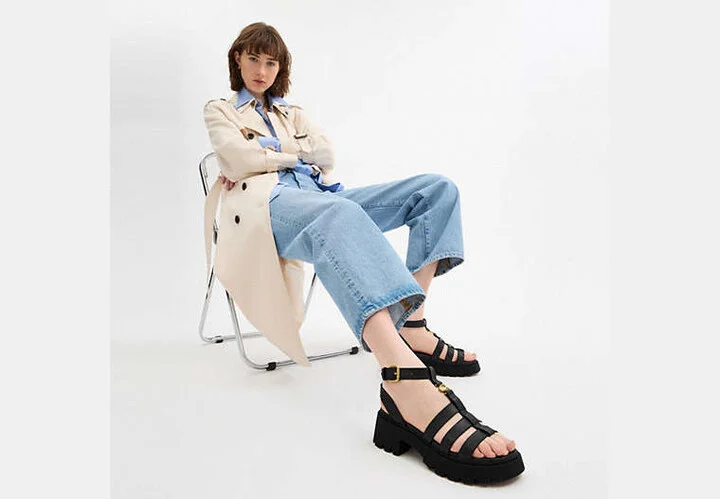 Sculpted C Platform Fisherman Sandal - Image 6