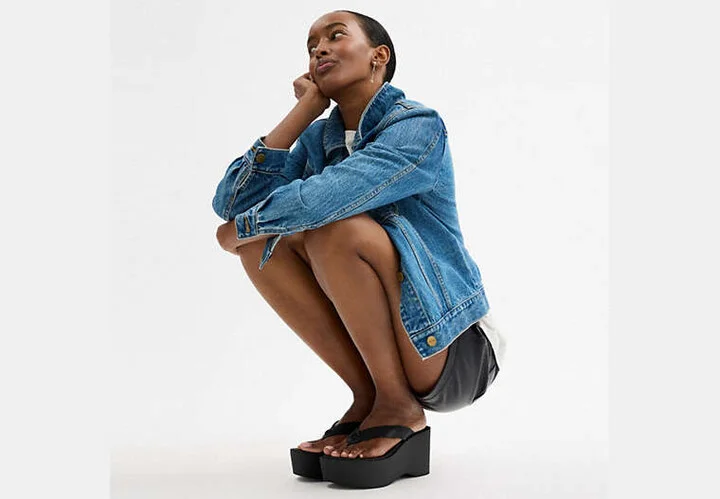 Sculpted C Platform Flip Flop - Image 6