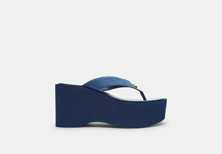 Sculpted C Platform Flip Flop - Image 4