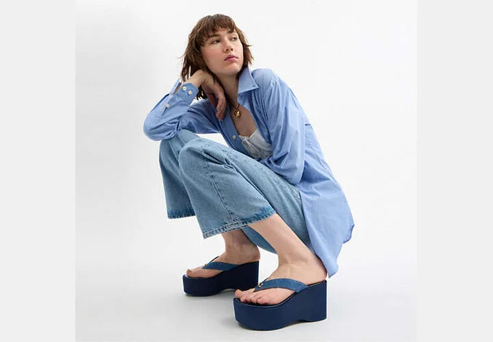 Sculpted C Platform Flip Flop - Image 6