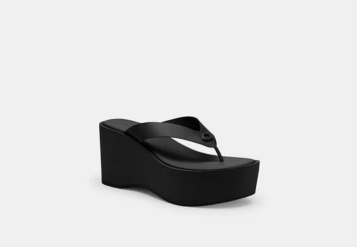 Sculpted C Platform Flip Flop