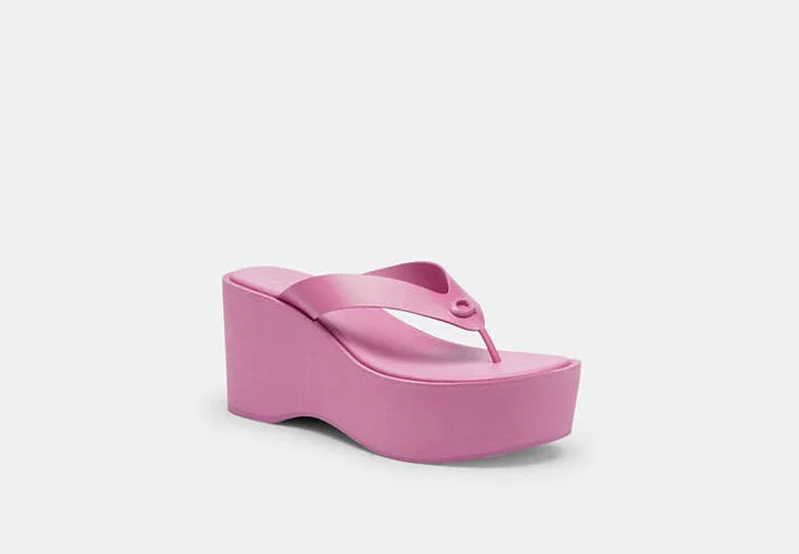 Sculpted C Platform Flip Flop