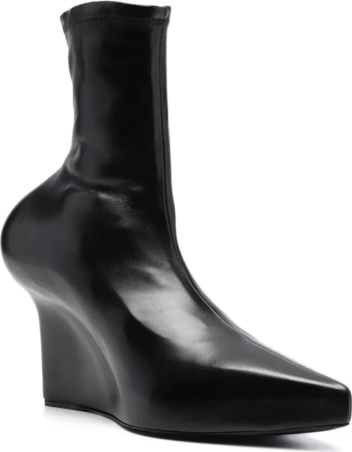 Sculpted-Detail 120mm Ankle Boots - Image 2