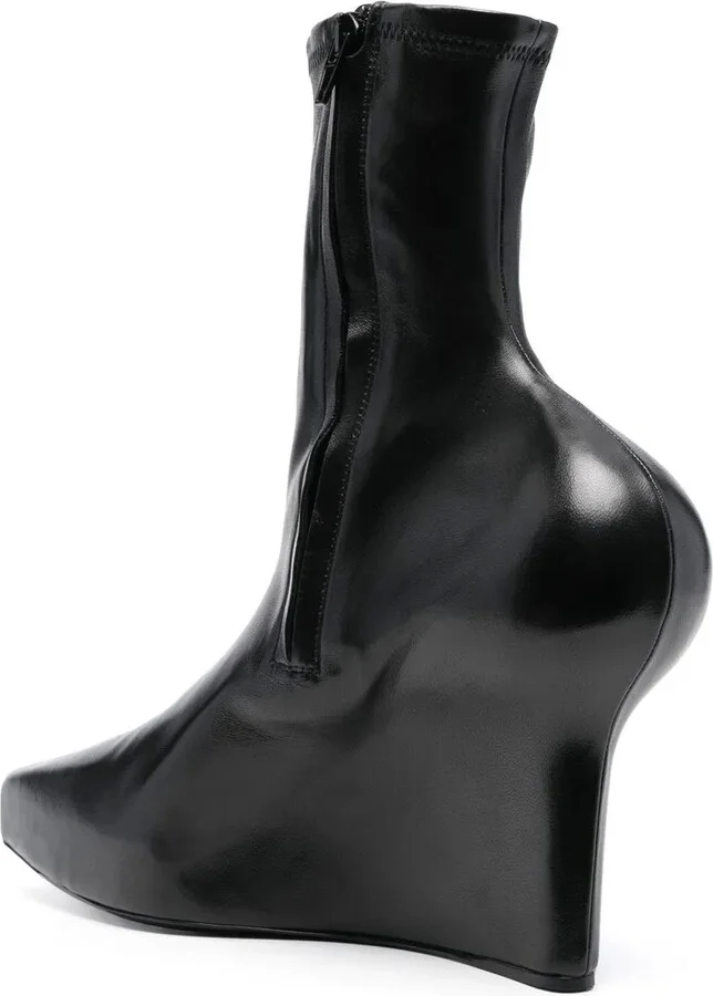 Sculpted-Detail 120mm Ankle Boots - Image 3