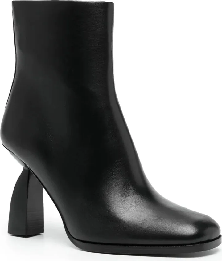Sculpted-Heel Ankle Boots - Image 2