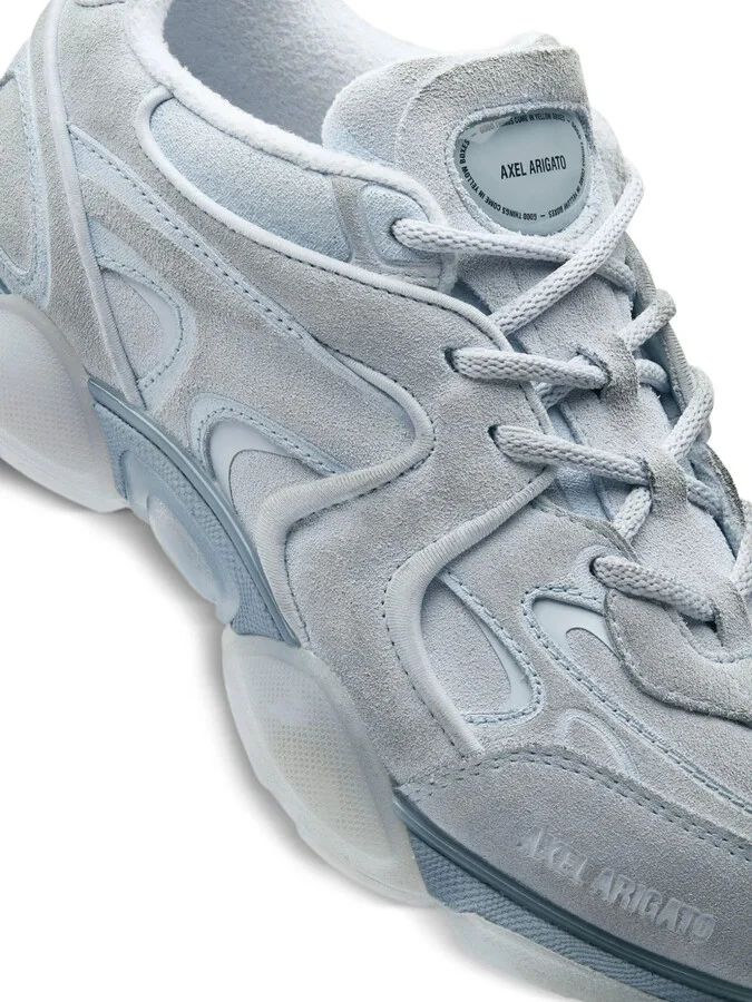 Sculpted-Panel Leather Sneakers - Image 5