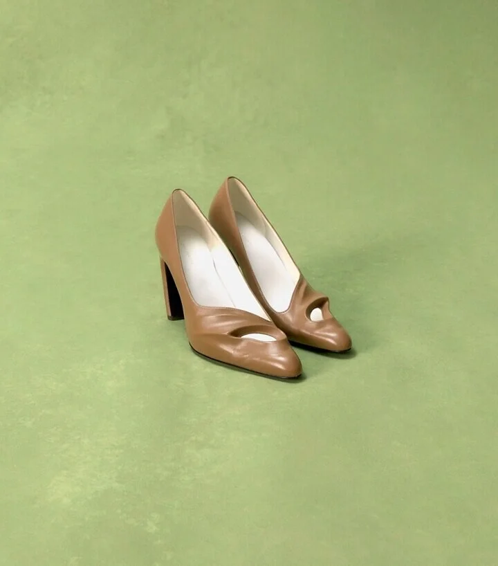 Sculpted Peep-Toe Pump - Image 6