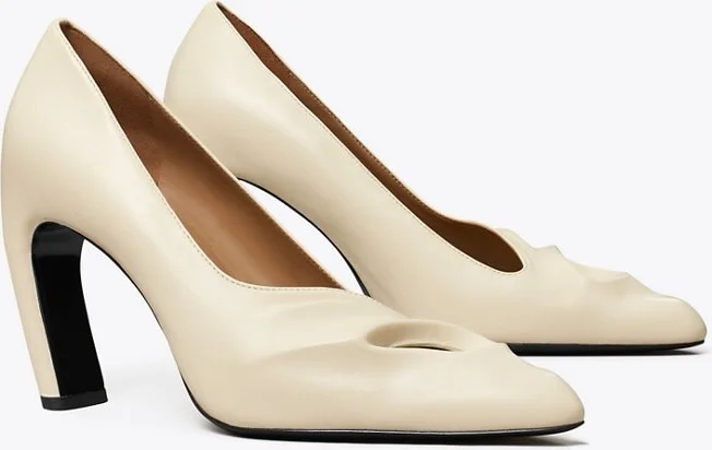 Sculpted Peep-Toe Pump - Image 7