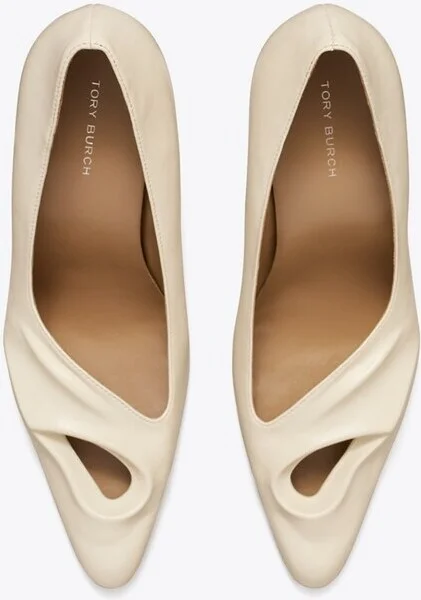 Sculpted Peep-Toe Pump - Image 11