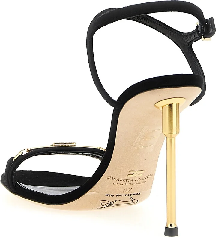 Sculpture Heel Sandals - Image 3