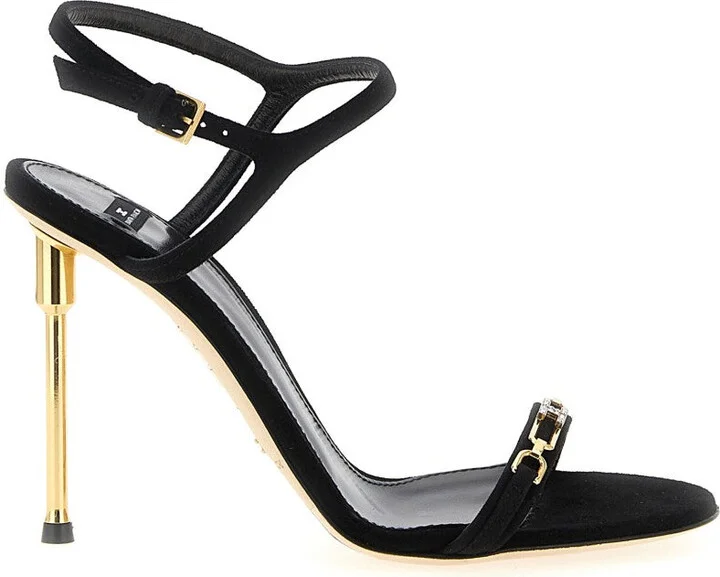 Sculpture Heel Sandals