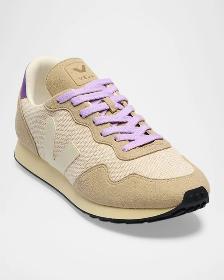 SDU Colorblock Jute Raffia Runner Sneakers - Image 4