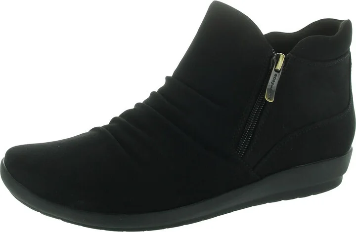 seALETA Womens Zipper Manmade Ankle Boots