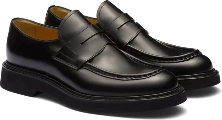 Seam-Detail Leather Loafers - Image 2