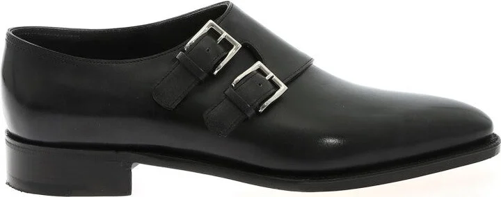 Seamless Black Calf Leather Shoes