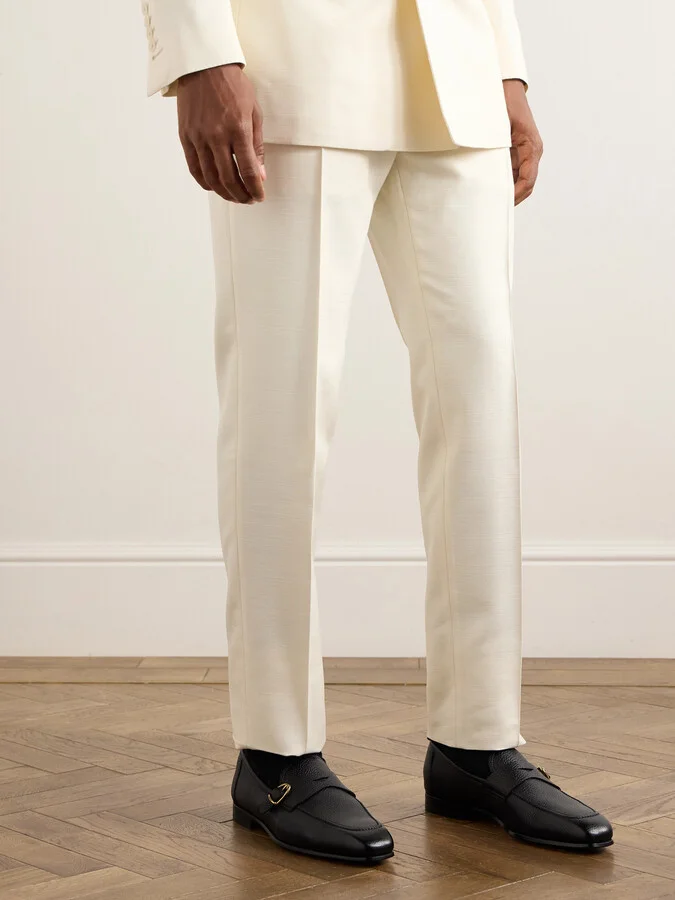 Sean Buckled Full-Grain Leather Penny Loafers - Image 2