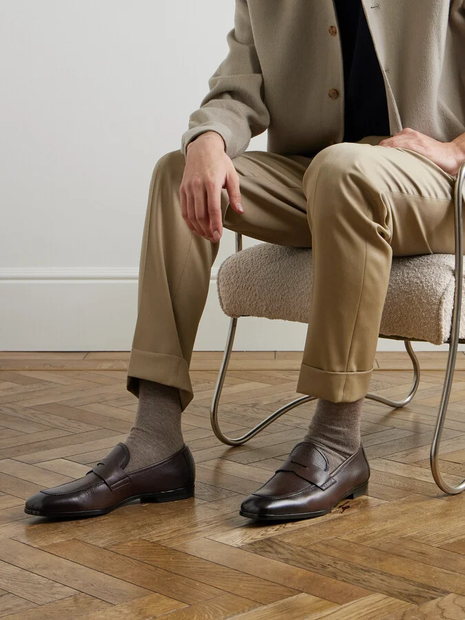 Sean Full-Grain Leather Loafers - Image 2