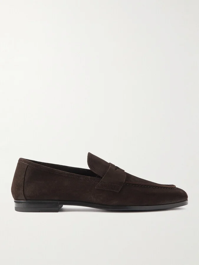 Sean Suede Penny Loafers