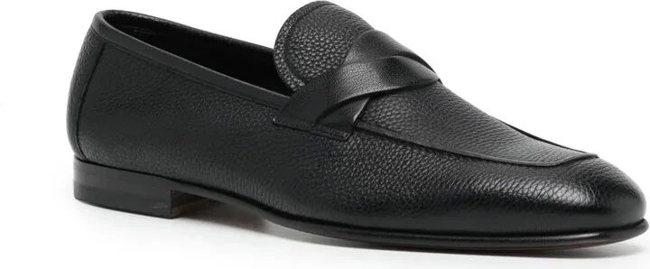 Sean twist-detail leather loafers - Image 2