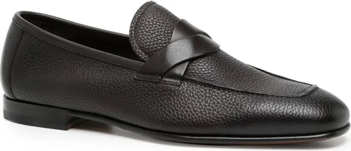 Sean twist-detail leather loafers - Image 2