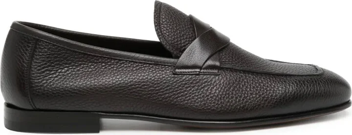 Sean twist-detail leather loafers