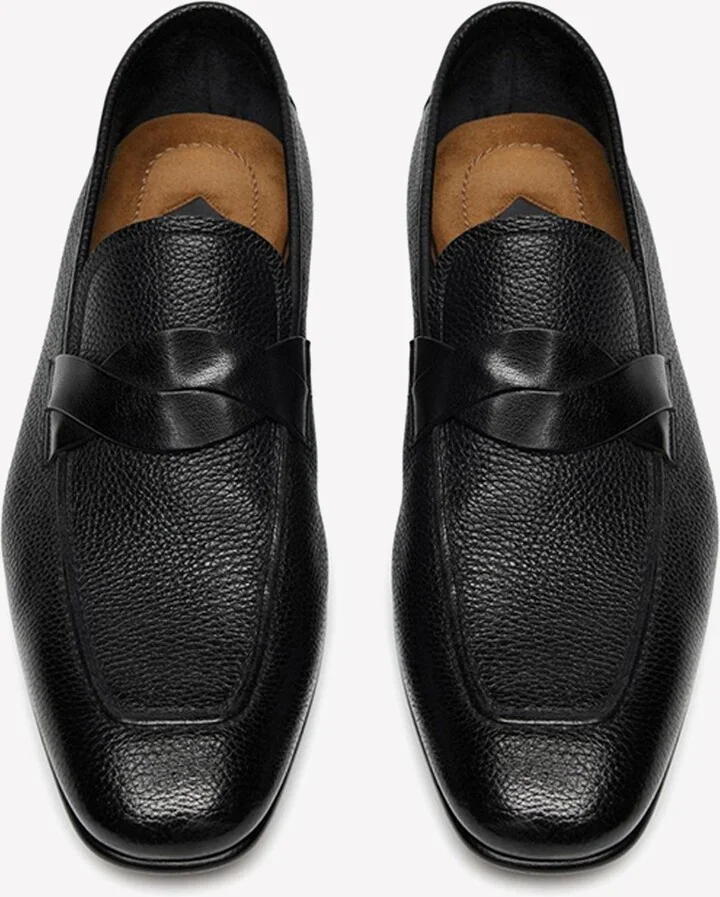 Sean Twisted Band Leather Loafers - Image 2