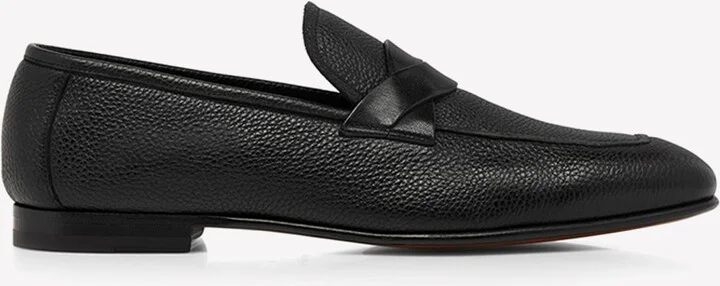 Sean Twisted Band Leather Loafers