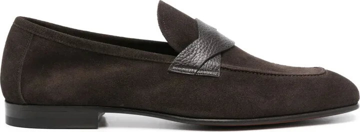 Sean twisted-band suede loafers