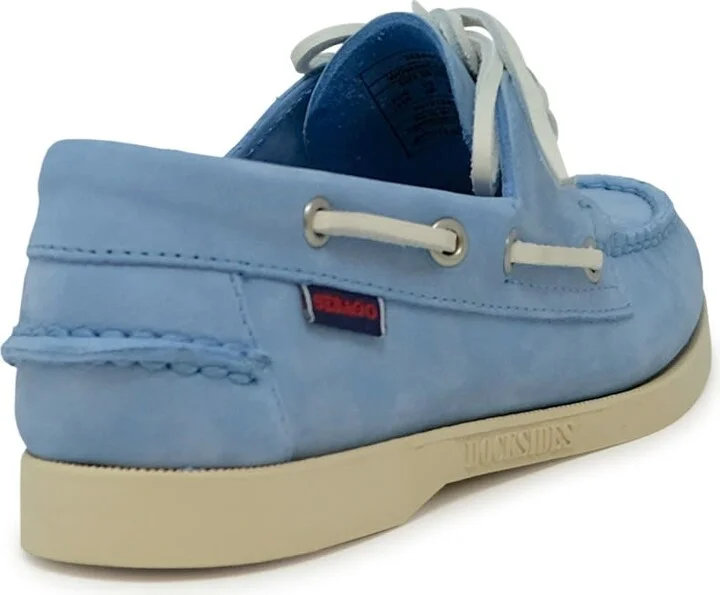 Sebago 74121sw Portland Light Blue Nubuck Loafers - Image 3