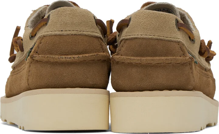 Sebago Beige & Brown Cayuga Loafers - Image 2