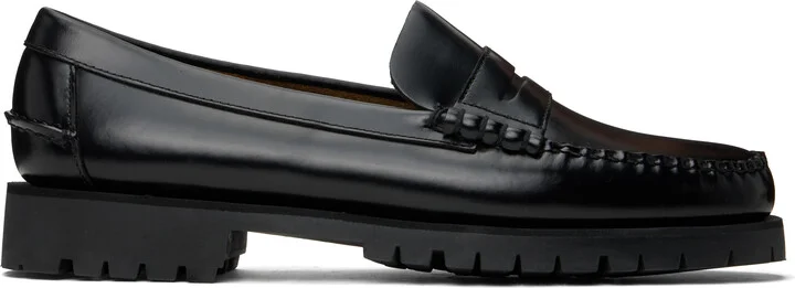 Sebago Black Dan Lug Loafers